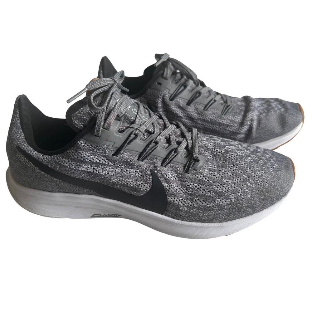 Nike Air Zoom Pegasus 36 Men's Running Shoes Gray AQ2203-001 Size 11.5
